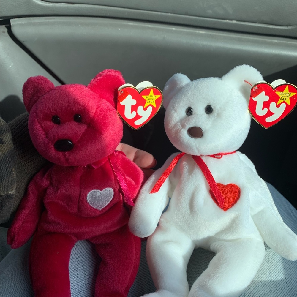 Valentino and Valentina beanie babies